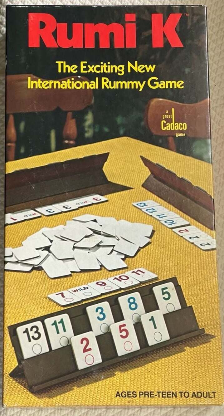 Vintage 1977 Rumi K International Rummy Game by‎ Cadaco